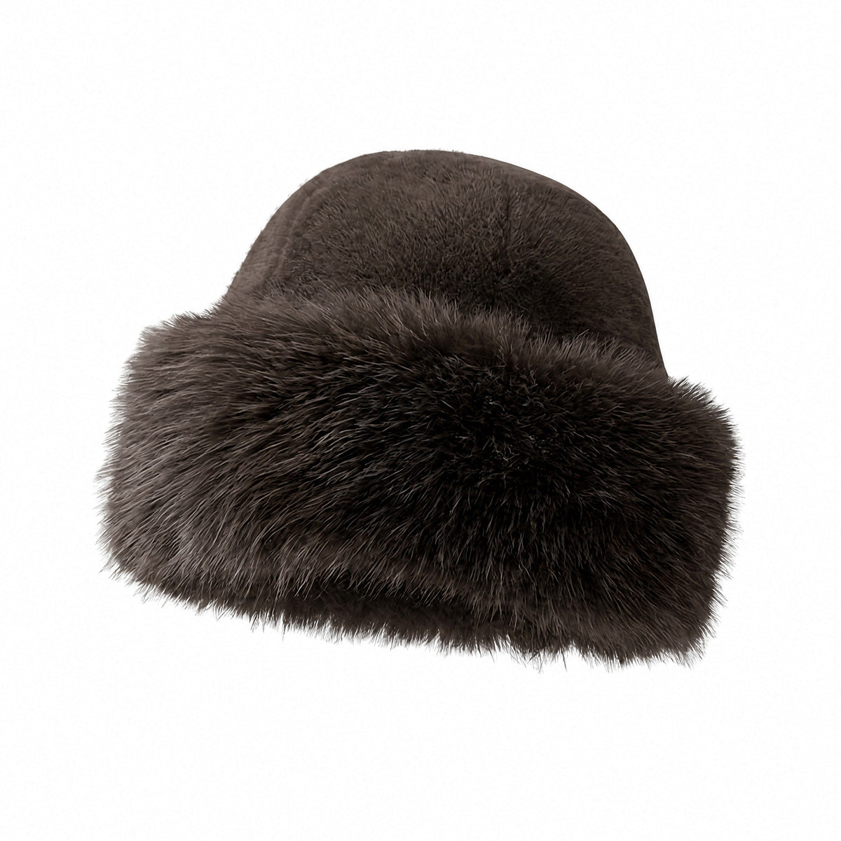 Sofia - Women's Faux Fur Winter Hat with Ear Flaps - WInter Hats - Dark Brown - Davies & Cooper