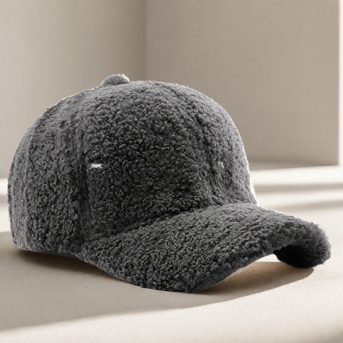 Sophie - Women's Adjustable Fleece Baseball Cap with Soft Textured Finish - Baseball Caps - Dark Grey - Davies & Cooper