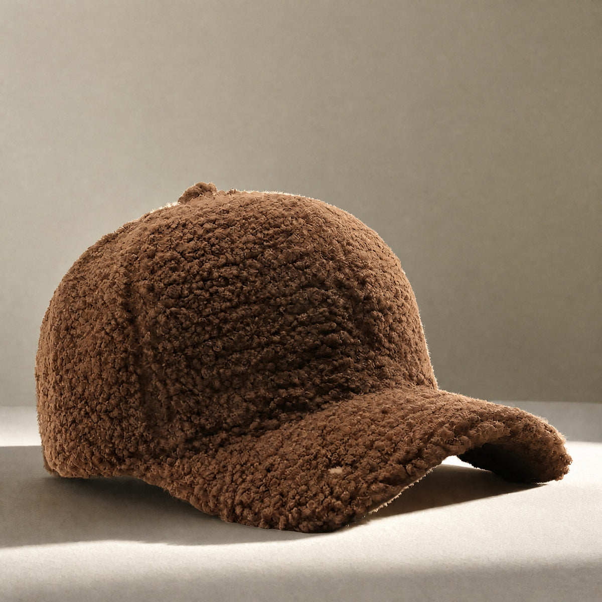 Sophie - Women's Adjustable Fleece Baseball Cap with Soft Textured Finish - Baseball Caps - Brown - Davies & Cooper