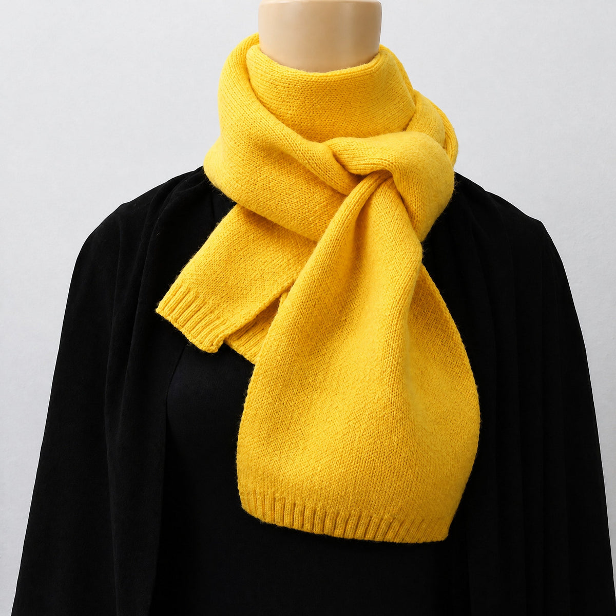 Sophie - Women's Long Knit Winter Scarf with Soft Wrap Style - Scarves & Shawls - Yellow - Davies & Cooper