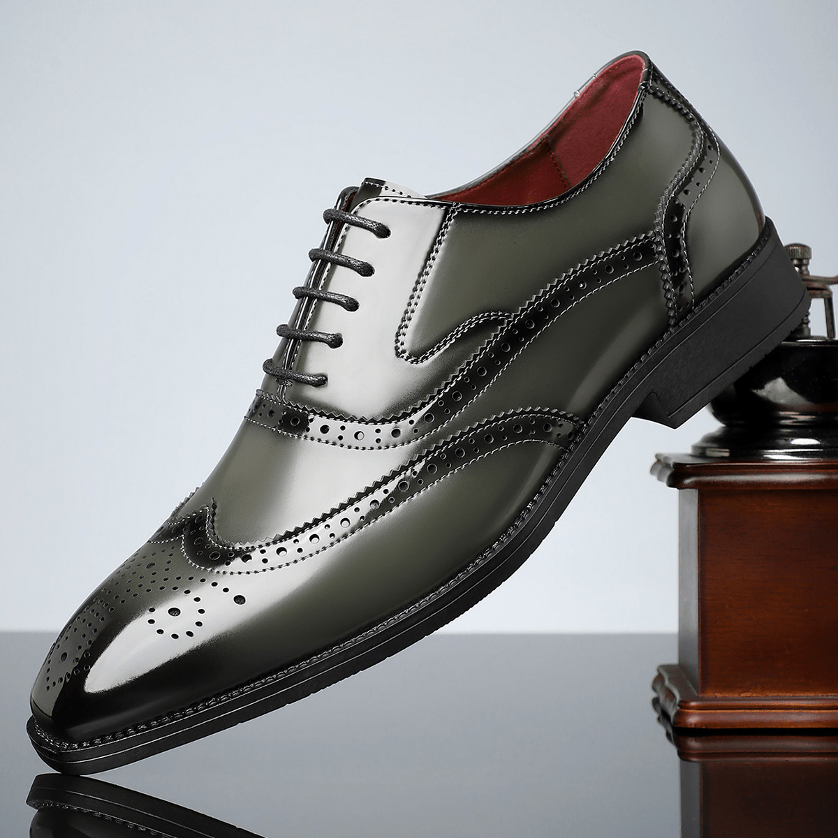 Theodore - Men's Wingtip Brogue Oxford Shoes