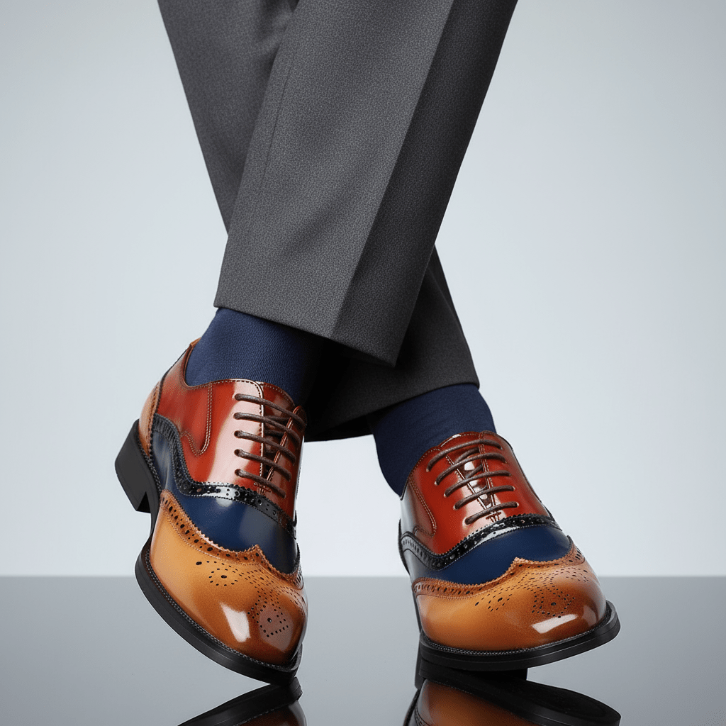 Theodore - Men's Wingtip Brogue Oxford Shoes