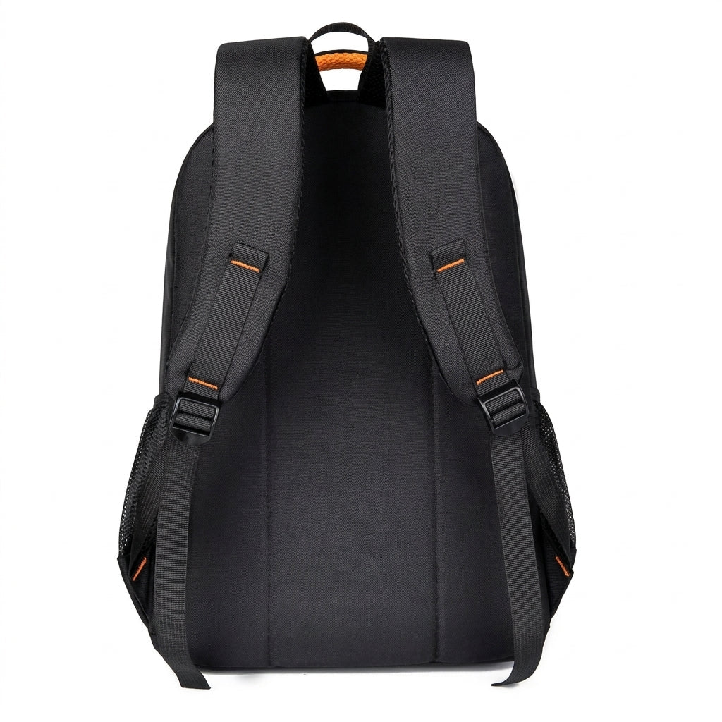 William - Men's Water-Resistant Backpack with Side Pockets - Backpacks - Orange - Davies & Cooper