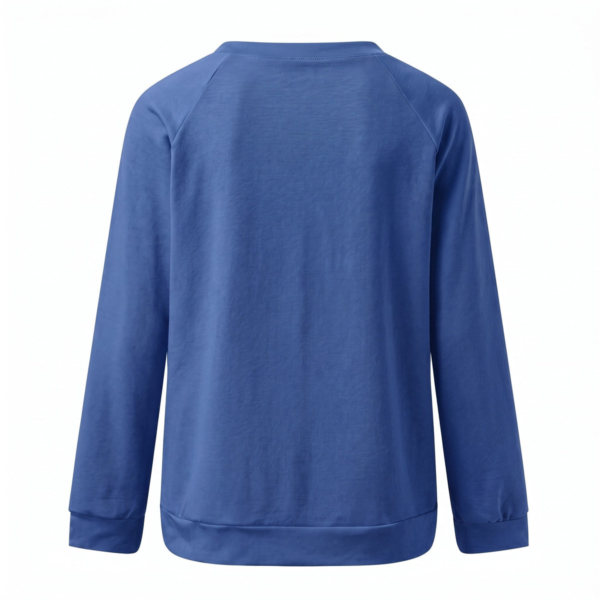 Yarely - Women's Dandelion Print Crew Neck Sweatshirt - Sweatshirts - Blue - Davies & Cooper